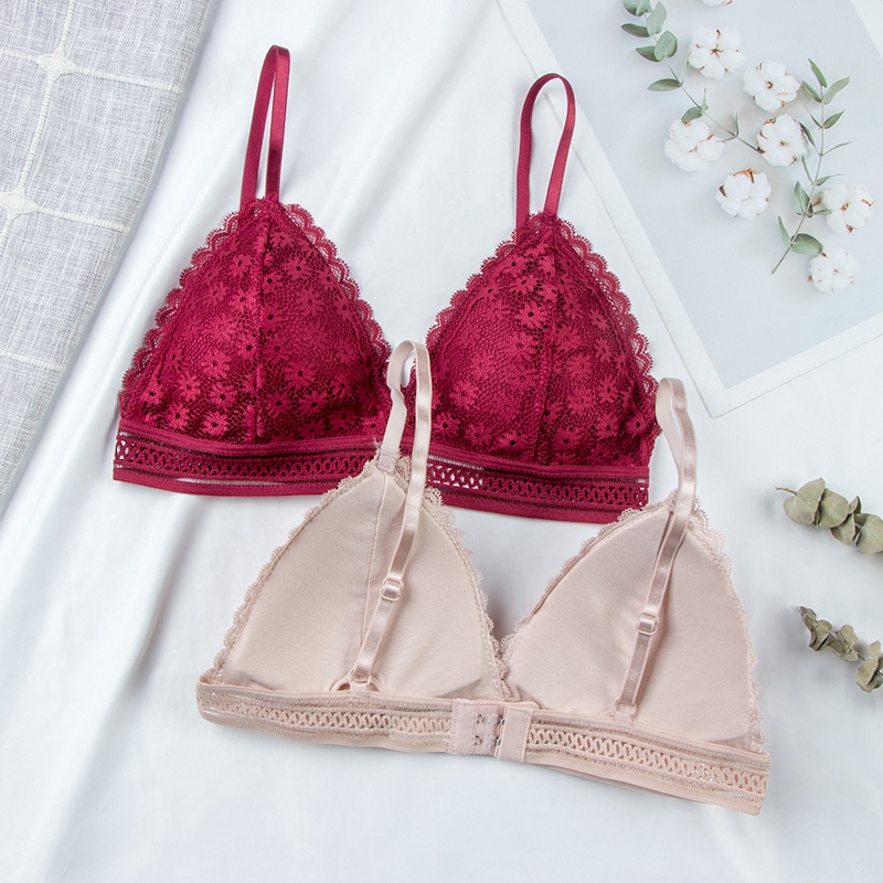Sexy Floral Lace Bra Top For W - đánh giá và giá Lace Bralette Set