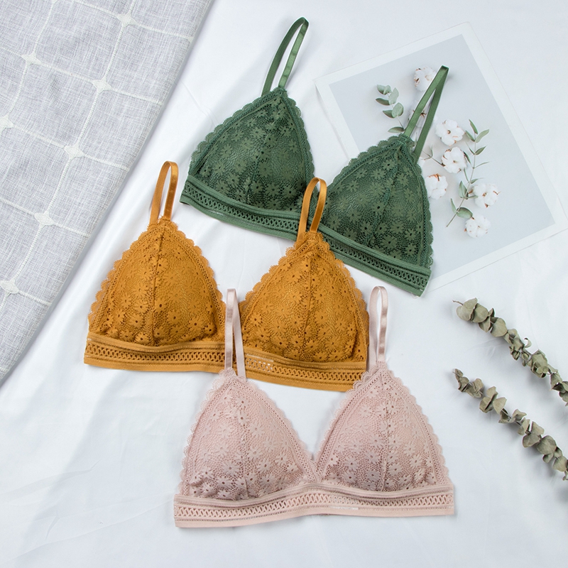 Sexy Floral Lace Bra Top For W - đánh giá và giá Lace Bralette Set